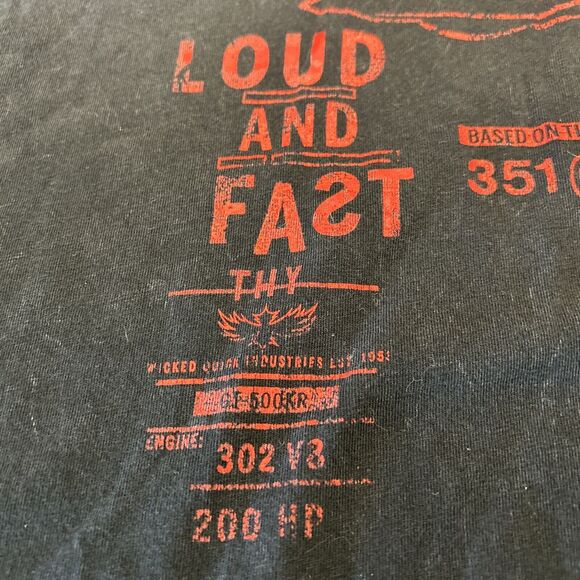 Vintage Speed BOSS 302 Limited Edition T-Shirt | Mens Med Black Red‎ Road Tested - Picture 3 of 10